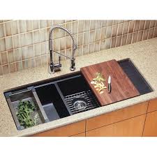 Maybe you would like to learn more about one of these? Blanco 440408 Precis 48 Multilevel Silgranit Granite Composite Undermount Double Bowl Kitchen Sink With Drain Board Cutting Overstock 16296366