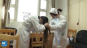 There are also hairstyles which cover the flaw in one's looks. Nurses Have Hair Cut Short Before Heading For Wuhan Youtube