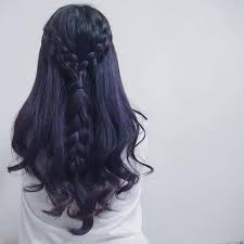 After the dye, foam your hair with shampoo and wash and cream until the clear water flows. Instagram Photo By Number76 Hair Salon Jan 21 2016 At 2 18am Utc Hair Color Asian Purple Hair Dyed Hair