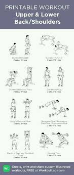 Upper Lower Back Shoulders Shoulder Workout Upper Body