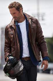 Memphis Lambskin Leather Bomber Jacket Jackets Men Fashion Leather Jacket Men Leather Bomber Jacket