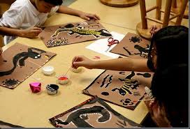 Smart Class Peacocks And Aboriginal Art And Cool Names Aboriginal Art Kids Art Projects Art For Kids