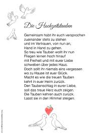 Die schönsten gedichte zur goldenen hochzeit mit reimen und versen zum 50. Der Brauch Der Hochzeitstauben Inklusive Gedicht Das Ja Ich Will Moment