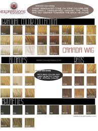 expressions hair fashion color charts