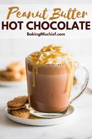 Peanut Butter Hot Chocolate Is Easy To Make At Home And So So Good Hotchocolate Pe Peanut Butter Hot Chocolate Hot Drinks Recipes Hot Chocolate Recipes