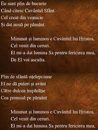David blejusk sunt plin de bucurie. Cantare 4 Eu Sunt Plin De Bucurie