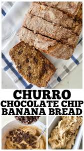Churro Chocolate Chip Banana Bread Moist Banana Bread Recipe In 2020 Chocolate Chip Banana Bread Delicious Banana Bread Recipe Sour Cream Banana Bread