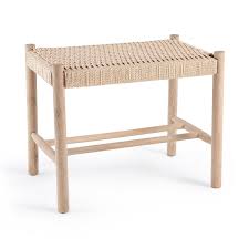 Banc Tabouret En Corde Taga Interieur Hout Afwerking Tafels