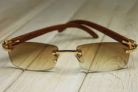 Cartier Wood Sunglasses Cartier Shades Cartier Zanzibar Sunglasses Brown T8300709 Gold R Cartier Glasses Men Cartier Sunglasses Mens Glasses Frames Face Shapes