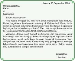 Jadi untuk penulisan kata sapaan surat pribadi tidak harus menggunakan kata yang bersifat. Contoh Surat Pribadi Anak Sd Contoh Yem