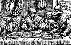 Inverted Hands On The Recorder Nowadays The Recorder Is Normally Played With The Left Hand Above And The Right Hand Below As Painting Middle Ages Prints