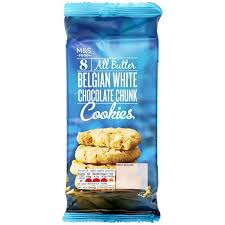 Since it's got less fat and sugar and more nutrition than many packaged breakfast products, i've found that having two in place of breakfast. M S Belgian White Chocolate Chunk Cookies Ocado