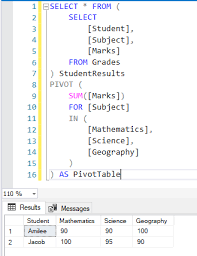 We did not find results for: Dynamic Pivot Tables In Sql Server
