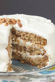 Old Fashioned Banana Layer Cake Recipe With Cream Cheese Frosting Gorgeous Cake And So Delicious Pamcookingspray A Banana Cake Recipe Cake Recipes Desserts