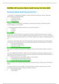 Nursing 326 Psychiatric Mental Health Nursing Tests 1 2 Latest 2019 20 Test Bank Grade A Work Nursing 326 Nursing326 Stuvia