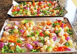 Sheet Pan Hawaiian Pineapple Chicken Recipe Sheet Pan Dinners Sheet Pan Dinners Recipes Sheet Pan Recipes