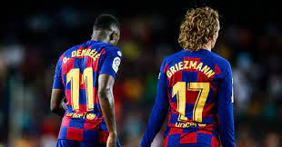 Nevertheless, frenkie de jong bagged the lead for koeman, converting a deflected shot from alba. Comparing Antoine Griezmann S 19 20 Stats To Ousmane Dembele S 18 19 Stats Planet Football