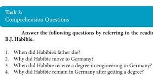 Can you describe him?store clerk: Answer The Follow Questions By Referring To The Reading Text About B J Habibie