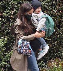 Photos of meghan markle and her son archie out for a walk in los angeles were published on page six, the new york post's gossip column, on thursday—raising questions over whether she will sue. Heavily Pregnant Meghan Markle Pictured Taking Son Archie To School Photos