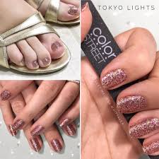 Color Street Tokyo Lights Glitter 100 Nail Polish Strips No Heat No Special Tools Required Color Street Nails Color Street Manicure And Pedicure