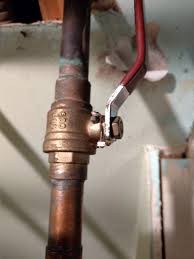 Single handled faucet lifted in center will draw hot water from tank. Shut Off Valve To Water Heater Stuck Terry Love Plumbing Advice Remodel Diy Professional Forum