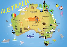 Kids Australia Map Australia Map Australia For Kids Maps For Kids