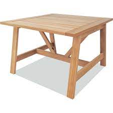 The optional power module is installed in a 3 inch cutout in the center of the cafe table top. Mimosa Timber Honolulu Coffee Table 4 Chairs Purchased From Bunnings Warehouse For Sale Online Ebay
