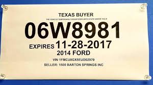 How to get a auto dealers license in texas. Temporary License Plates Being Sold For Cash