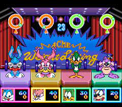 It was published, developed and released by konami in 1992. Tiny Toon Adventures Dotabata Daiundoukai Japan Rom Snes Roms Emuparadise