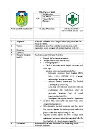 Zavanta ensures sop quality, standardization Pelayanan Bayi No Dokumen No Revisi Sop Tanggal Terbit Halaman