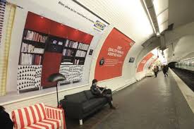 Ikea Invades Paris Metro Stations Ikea Metro Station Paris Metro Stations