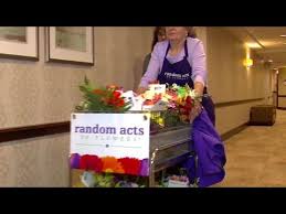 You get to create a work of art and then give it away to a random person. Random Acts Of Flowers Youtube