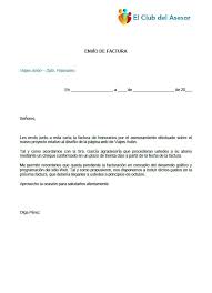 Modelo De Carta Para Envio De Factura Cartas Buen Trato Facturas