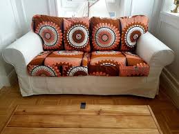 Afrikanischer Wax Print Bezug Fur Ikea Sofa Ektorp Flower Power Ikea Sofa Slipcovers Ikea Furniture