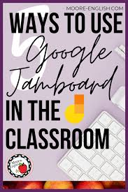 5 Ways To Use Google Jamboard In The Classroom Mooreenglish Moore English Com In 2020 Teaching Technology Digital Learning Classroom Teaching