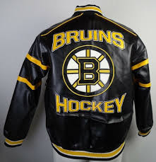 Taking inspiration from the movie ''the town''; Boston Bruins Men S Giii Faux Leather Zip Jacket Nhl Bruins Boston Bruins Boston Bruins Hockey