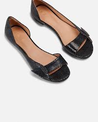 Ballerine Gulistelle Noir Ballerines Cuir Imprime Chevre En 2020 Ballerine Cuir Chaussure Cuir Ballerine