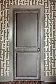 Leather Door With Nailhead Trim Doors Interior Interior Barn Doors Doors