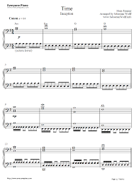 Time Inception Ost Stave Preview 1 Free Piano Sheet Music Piano Chords Piano Sheet Sheet Music Piano Music