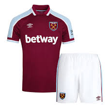 It is west ham's 21st premier league campaign overall and their 59th top flight appearance in their 122nd year in existence, and their first in the olympic stadium. West Ham Home Kids Football Kit 21 22 Soccerlord