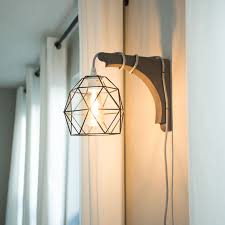 6pcs cloth lamp light shades lampshades for e14 wall lamp chandelier household. How To Make A Modern Industrial Corbel Sconce Light Never Skip Brunch By Cara Newhart