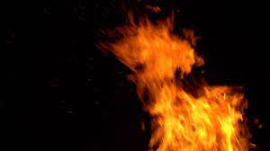 Dusty bullet hits on a wall with chunks of debris flying out. 4k Campfire Stock Footage Black Background No Copyright Youtube
