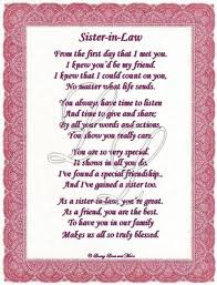 Birthday Wishes To My Sister In Law Sister In Law Poem Sister Birthday Quotes Brother Birthday Quotes Law Quotes
