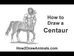 Draw a centaur day is saturday, april 16th! How To Draw A Centaur Youtube
