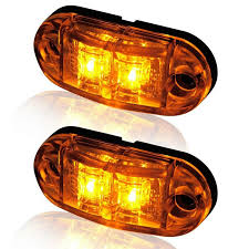 Jenis lampu mobil yang pertama adalah halogen. Clearance Marker Lights 10x 12v 24v 8 Led Front Side Rear Amber Orange Marker Lights Truck Lorry Trailer Josbbq