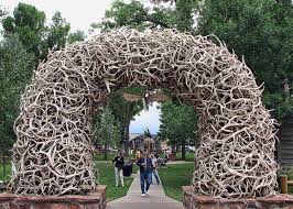 Jackson Elk Antler Arch Jackson Hole Wyoming Yellowstone Trip Roadside Attractions