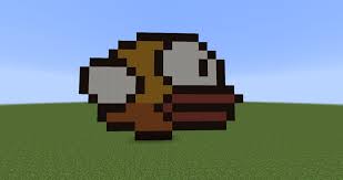 Minecraft Pixel Art Tutorial 87 Flappy Bird Minecraft Art Pixel Art Minecraft Pixel Art
