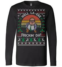 Whereas motivational speakers are usually successful and charismatic, foley is abrasive, clumsy, and down on his luck. Chris Farley Christmas Canvas Ls T Shirt Funny Ugly Christmas Sweater