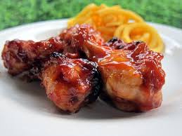 Brown Sugar Bbq Wings 1 Cup Ketchup 1 2 Cup Brown Sugar 2 Tbsp Worcestershire Sauce 1 1 2 Tbsp Yellow Mustard 1 Tbsp Cider V Chicken Wing Recipes Recipes Food