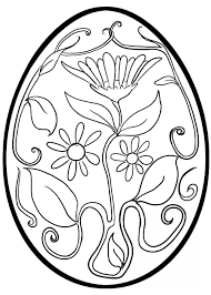 The large easter egg template is designed to be printed onto a standard sized 8.5×11 inch piece of paper or cardstock. Easter Eggs Coloring Pages 100 Images Free Printable